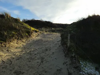 Oostnieuwkerke duinen wandeling in de koude (België)